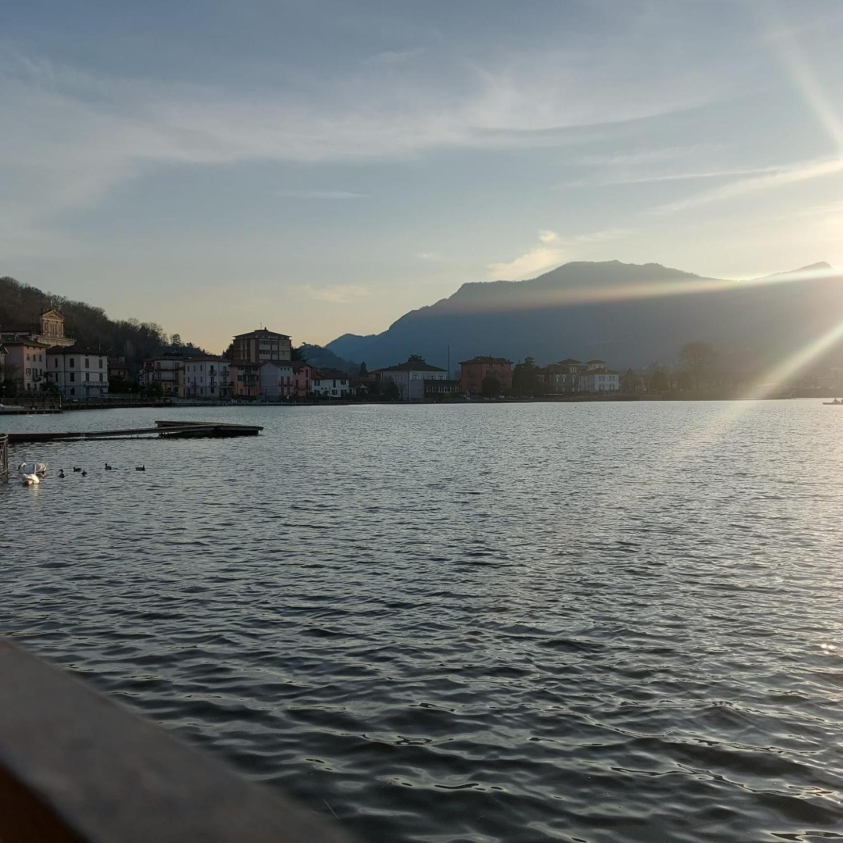 Rifugio Sul Lago Di Lugano A Porto Ceresio Eksteriør billede